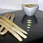 recette Asperges blanches à la sauce aérienne marocaine