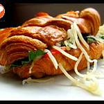 recette Croissant farci au salami végétal (recette végétarienne)
