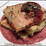 recette Agnolotti di barbabietole (Agnolotti à la betterave)