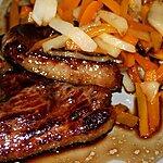 recette Magret de canard au miel et ses petits légumes
