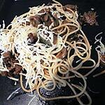 recette Spaghettis aux courgettes