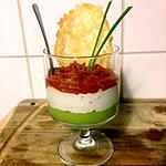 recette verrine tomate séchée st maure de touraine avocat