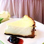 recette Cheesecake à la violette et cerise noire