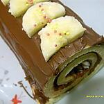 recette merveilleux roulé nutella/banane