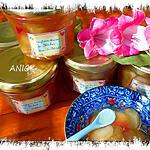 recette Confiture de pêches blanches plates