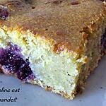 recette Blondie chocomûres