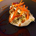 recette " Cordons bleus.... d'escalopes de poulet à la vapeur...."....