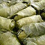 recette Dolmades - Feuilles de vigne farcies