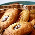 recette Madeleines vanillées aux raisins/kinder