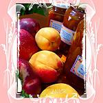recette Confiture de nectarines et abricots aux amandons