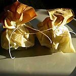 tomate : recette Tomate farcie au crabe et courgette en baluchon de phyllo