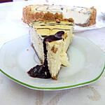 recette Cheesecake chocolat blanc et myrtilles
