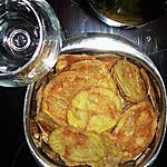 recette Chips de pomme de terre aux sel de mer aromatisé aux herbes aromatiques & piment d'Espelette (sans matière grasse)