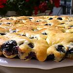recette galette légère maïs-myrtilles