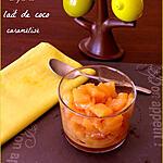 recette Ananas confit au lait de coco caramélisé