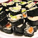 recette Makis concombre, saumon, crevettes, avocat