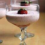 recette Mousse aux fraises à la ricotta vanillée & aux zestes de citron