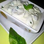 Sauce créme d'ail et basilic