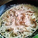 Sauté de poulet au bresse bleu