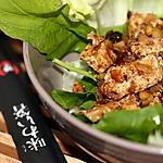 recette Salade de poulet au sésame et pignons de pin