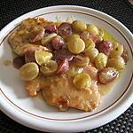 recette Escalopes de dinde aux raisins