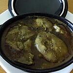 recette FOIE DE VOLAILLE EN COCOTTE