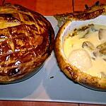 recette Soupe soufflée de Saint-Jacques aux Champignons des bois et Safran