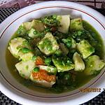 recette CALAMARS AUX PETITS POIS