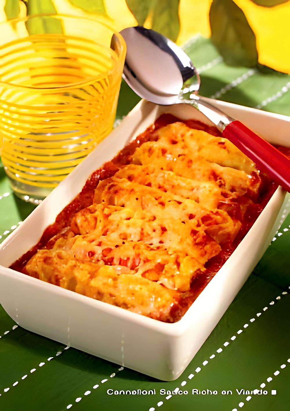 recette Cannelloni à la tomate