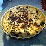 recette petit flan aux pommes et ses pepites de chocolat de cuisine gourmande de bella