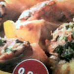 Pâtes de poulet et à la menthe : recette Ailes de poulet farcie