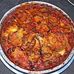 recette Gratin d'aubergines à l'Italienne (aubergines parmigiana)