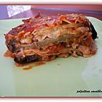 recette La parmigiana d'aubergines.
