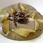 recette Velouté de châtaignes, pommes de terre et lardons