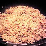 recette viande haché de bœuf à la crème fraîche et son riz basmati