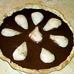 recette Tarte aux poires et chocolat