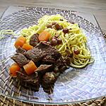 Raisins secs : recette boeuf aux carottes et raisins secs