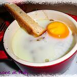 recette Oeufs cocottes champignons et noisettes