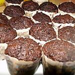 cooking : recette Muffins chocolat/courgette/noix de coco