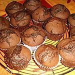recette Muffins au  chocolat et courgettes rapées