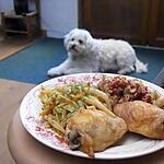 recette Hauts de cuisses de POULET aux CHAMPIGNONS de PARIS