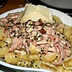 recette Gnocchi au morbier, bacon et noisettes