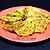 recette Zucchini fritters aux crevettes et au bacon