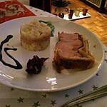 recette palette en croute et assortiment pommes de terre foie gras!