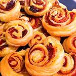 recette Feuilletés Chorizo Tomates séchées