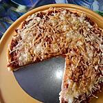 pizza : recette Pizza viande haché avec "la pâte de pizza de Jeanmerode"