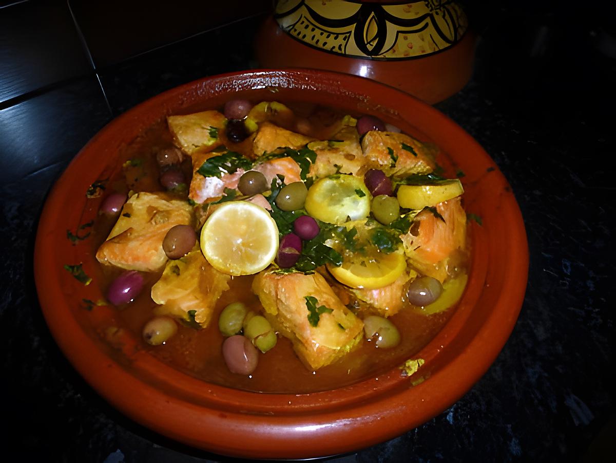 recette Tajine de saumon