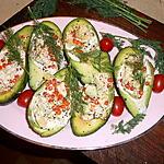 avoca : recette Avocats aux oeufs de saumon