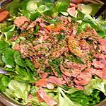 mache : recette salade de mâche au foie confits