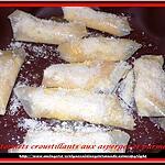 recette Bâtonnets croustillants aux asperges et parmesan